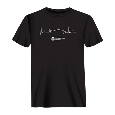 Fishing Cardiogram Man T-Shirt